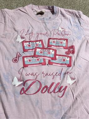 Comfort Colors Pink Kids Graphic Tee with Cassette Design